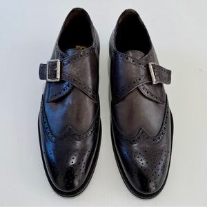 Bruno Magli Dark Brown Leather Oxfords